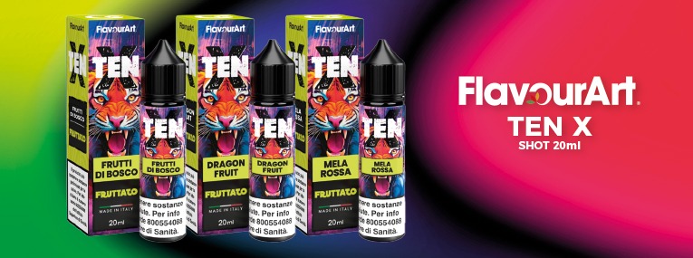 NEW Ten X Shot 20ml Flavourart